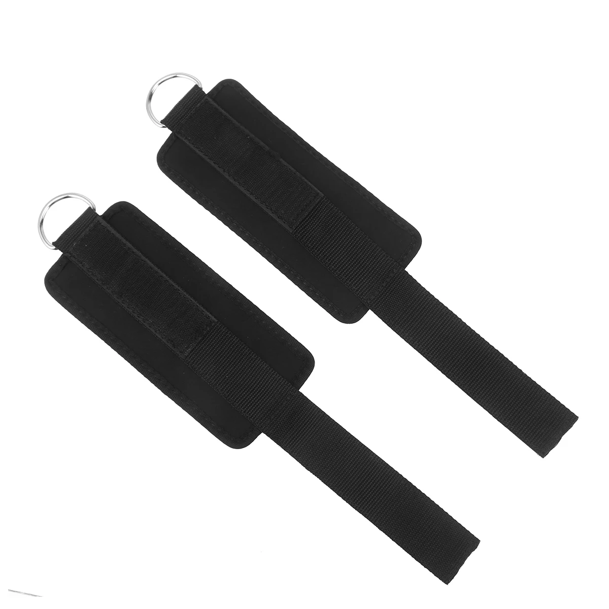 

2Pcs Ankle Wrist Adjustable Weights Black Neoprene Hook Loop Buckle Clip for Aquatic Exercise Water Aerobics Dryland Training