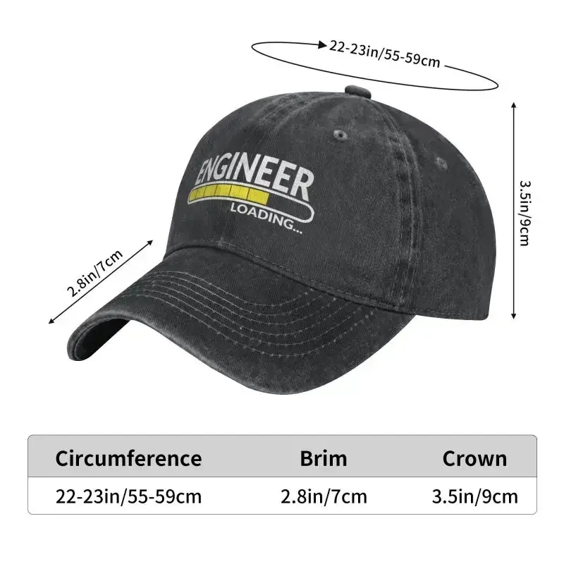 Fashion Cotton Engineer Chemistry Technician Job Baseball Cap Women Men Custom Adjustable Adult Funny Engineering Gift Dad Hat