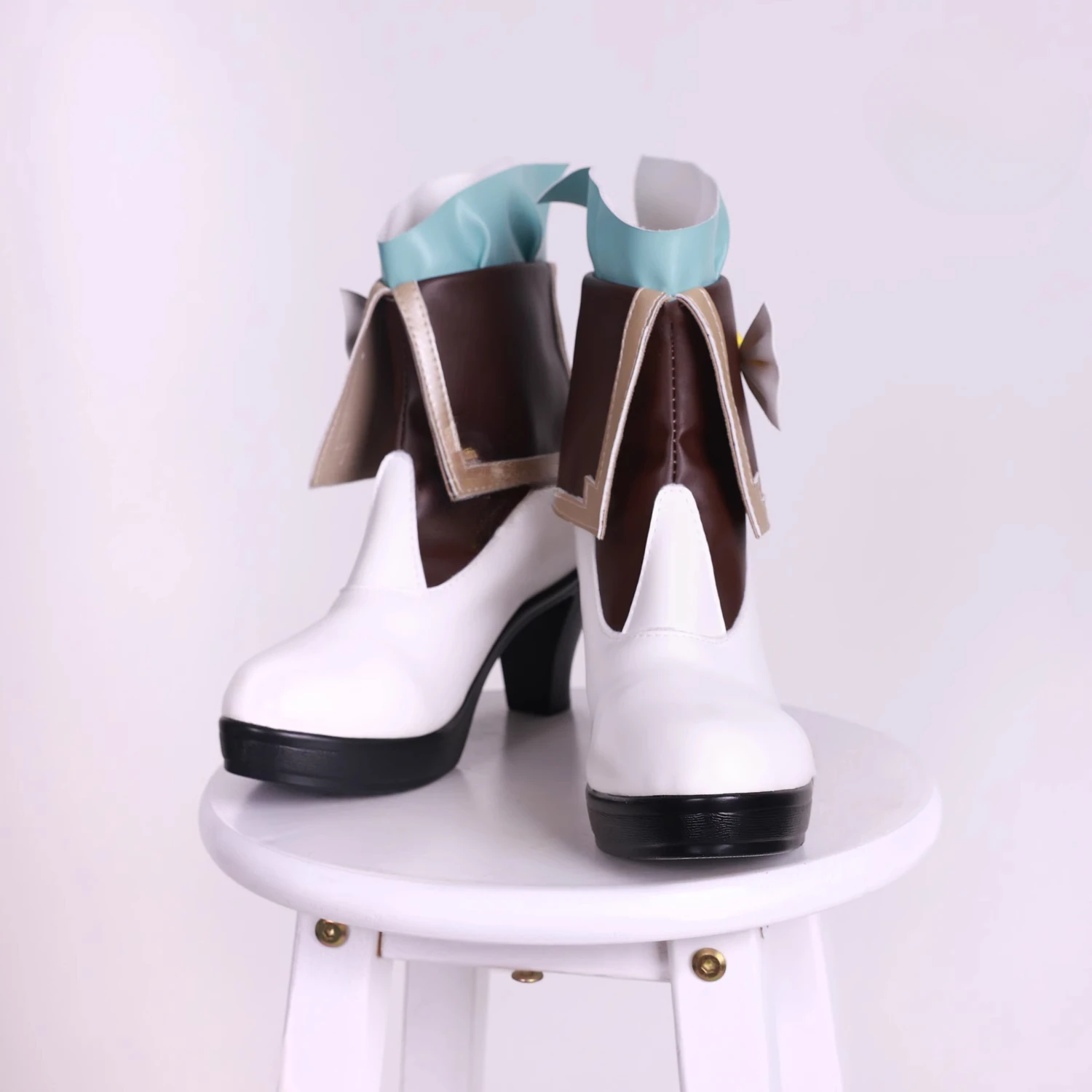 Game Honkai Star Rail Firefly Cosplay Shoes Adult Unisex Leather PU High Heel Boots Halloween Costume Accessories Props