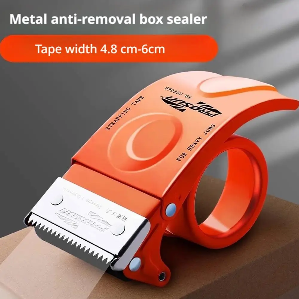 New Transport Packaging Tape Dispenser, Heavy Duty Metal Packaging Tape Gun, Handheld Tape Cutter