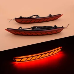 Car LED Rear Lights For Subaru Forester 2008 -2014 2015 2016 Turn Signal Reflector Bumper Lamp Taillights Backup Brake Light