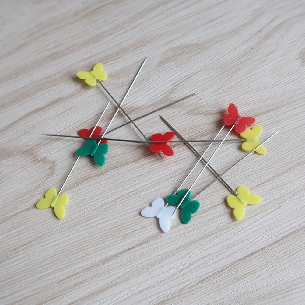 

200 Pcs Color Pins Flat Button Head Patchwork Crochet Sewing Marking for Colorful Craft Supplies
