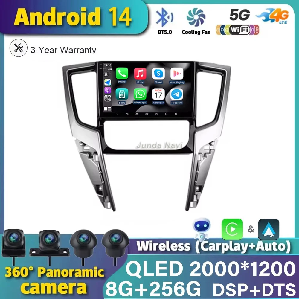 

Android 14 Auto Car Stereo Radio For Mitsubishi L200 5 2018-2020 Multimedia Video Player Navigation GPS 4G WIFI Carplay NO 2DIN