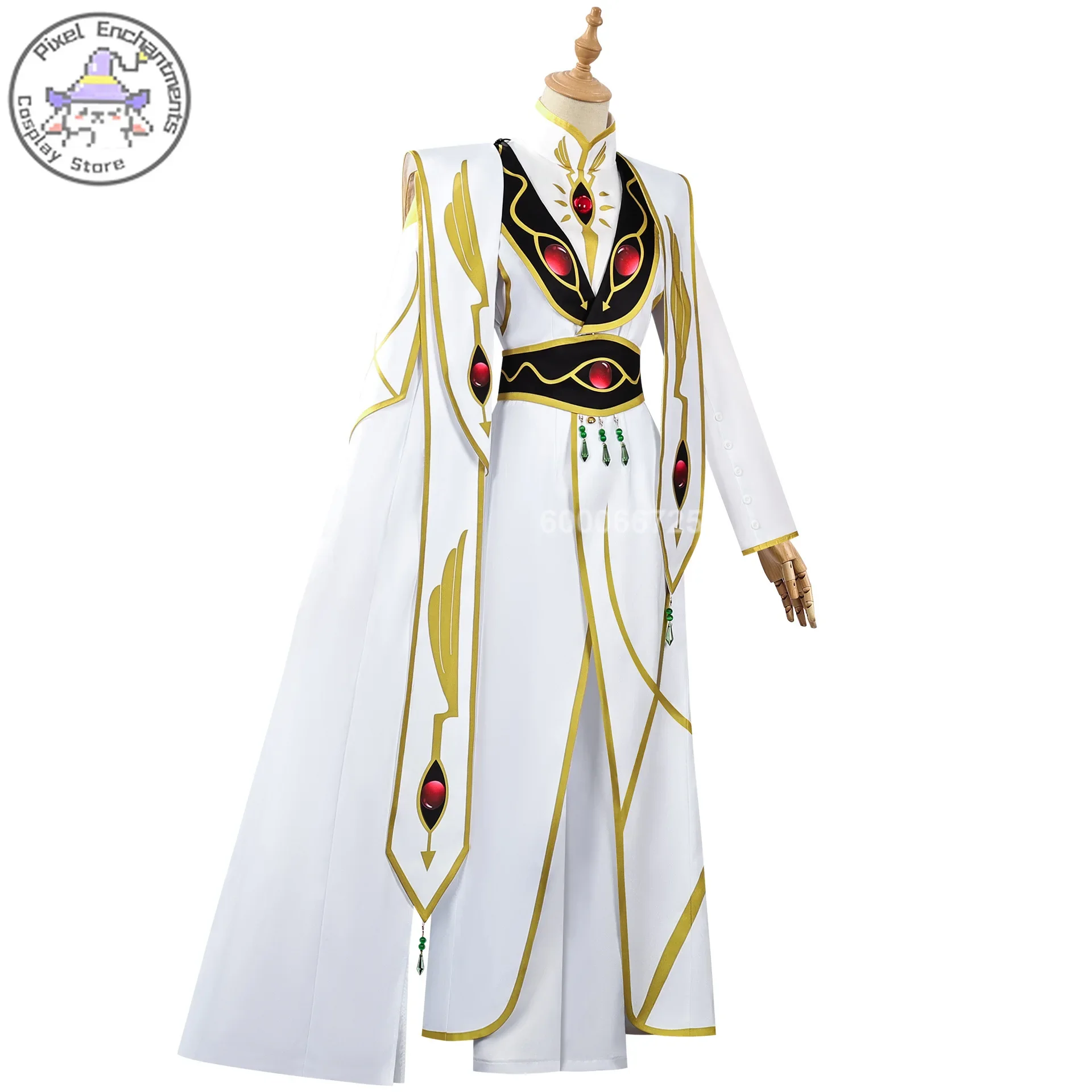 Anime Code Geass Lelouch Lamperou Cosplay Costume for Unisex Uniform Men Halloween Full Set Anime Clothes XS-3XL Comic-Con