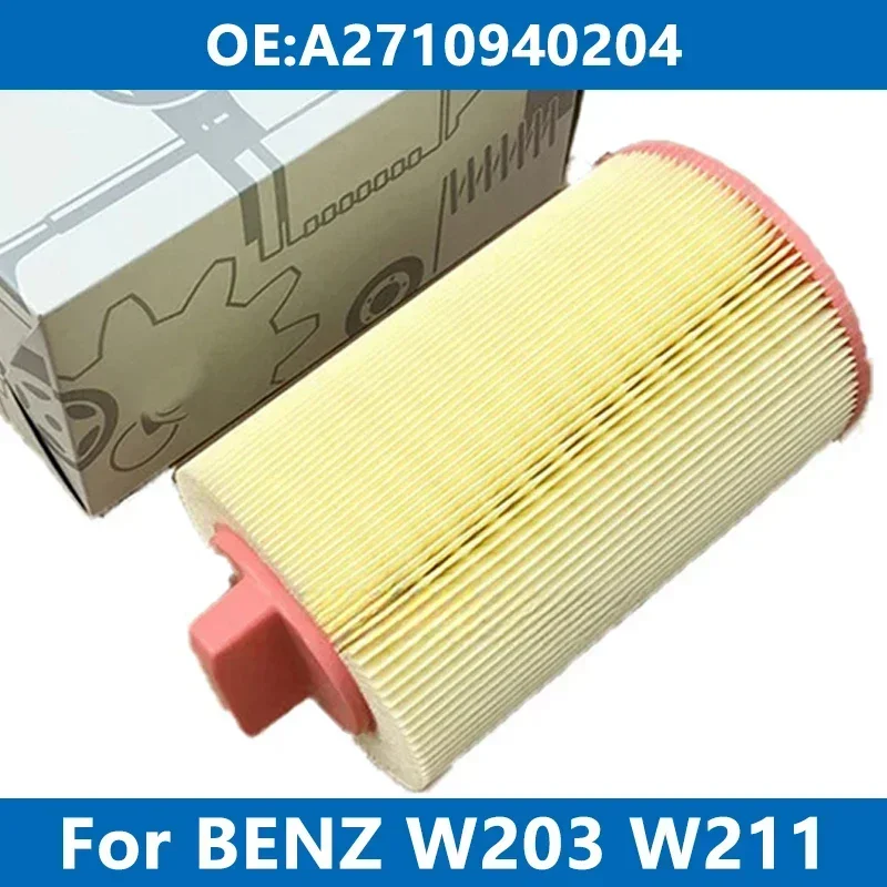 Car Air Filter Cleaner Element A2710940204 For Mercedes Benz W203 W204 W211 C180 C200 CGI Kompressor C230 E200 NGT CLC/K Engine