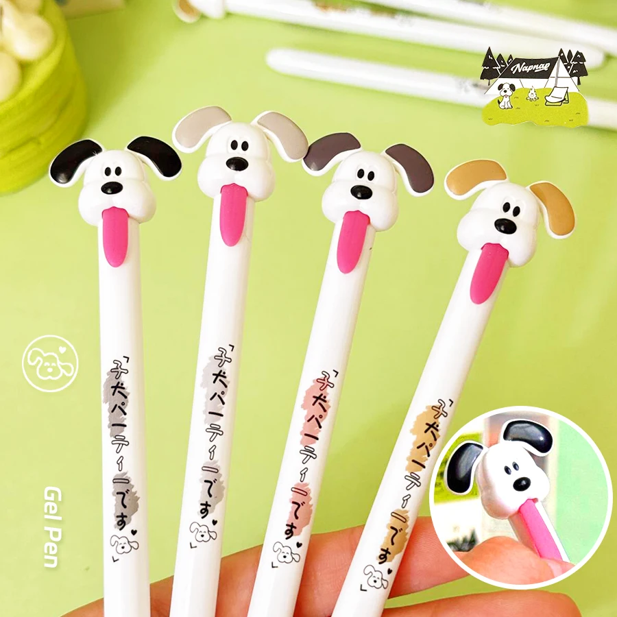 

Aesthetic stationery school supplies back to school useful accessories Writing pens cute pens dog gel pens kawaii stationery