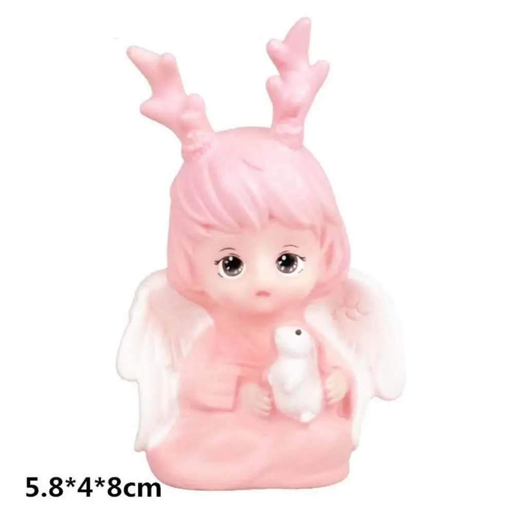 

Модные фигурки из ПВХ в стиле аниме для украшения тортов, DIY-декор для тортов, красочные ангельские украшения для дома