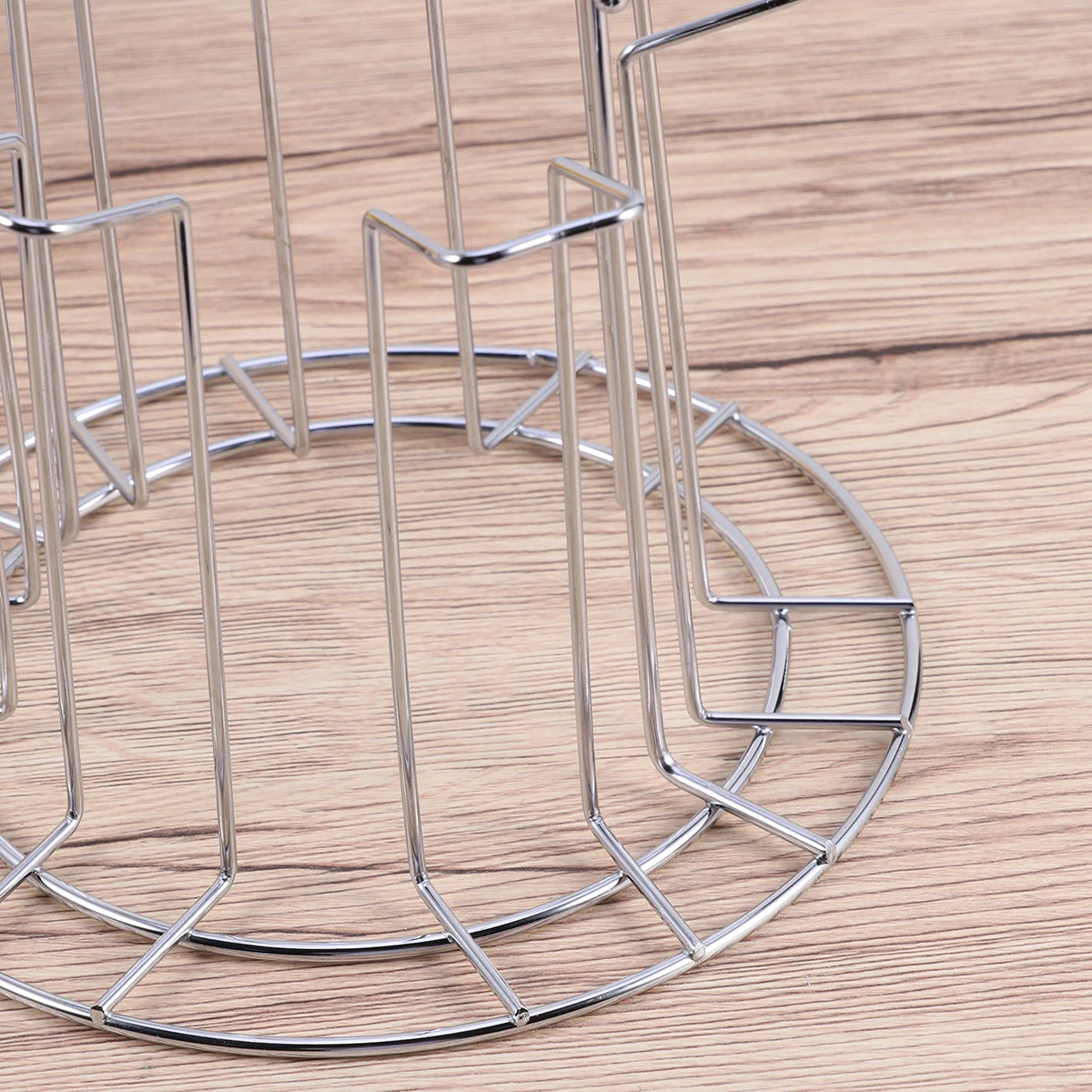 

2 pcs Water Holder Glass Drain Rack Drain Storage Rack Sturdy Stainless Steel Living Room Kitchen Storage Organizer