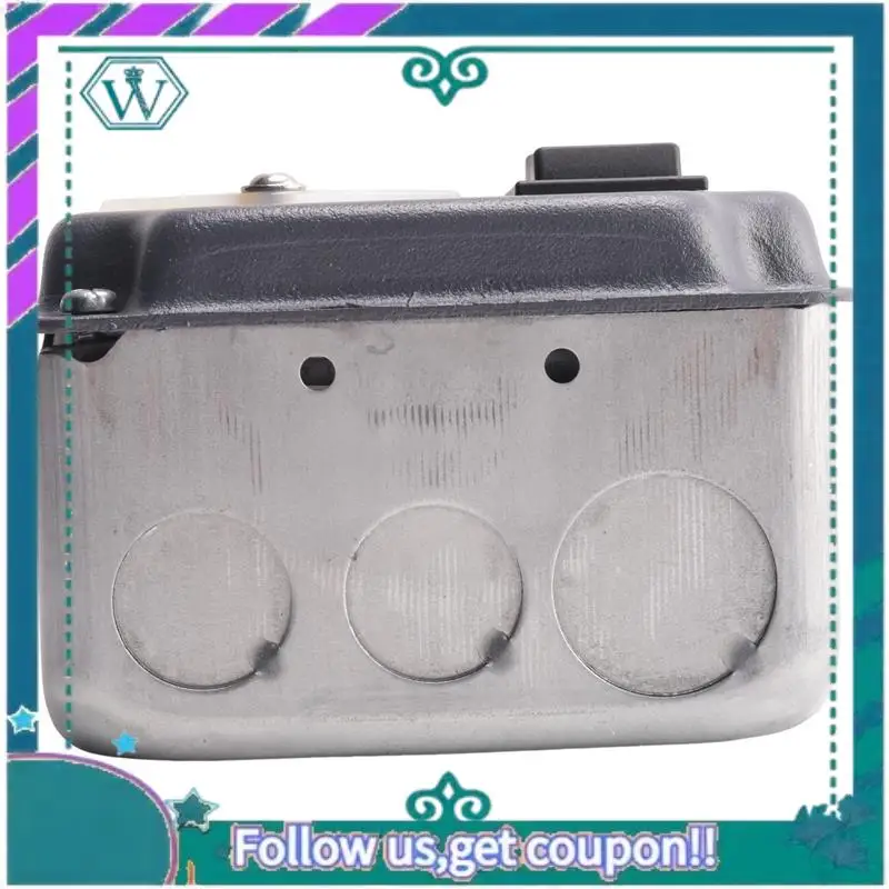 

AA92-переключатель резерва генератора, всепогодный резервный переключатель, предварительно подключенный с автоматическим выключателем для автофургонов, 15 А, 125 В, вилка стандарта США, прочный