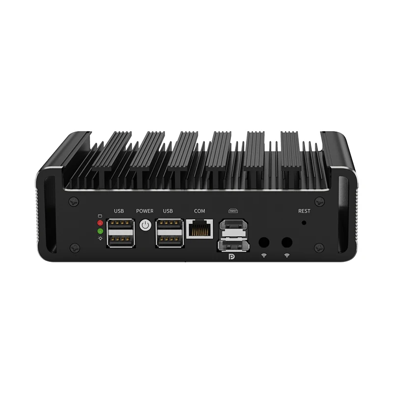 جهاز توجيه لين بدون مروحة لـ pfSense ، جدار الحماية ، بحيرة ألدر ، N100 ، كمبيوتر صغير ، 6x ، Intel i226 ، جهاز G LAN ، HD ، DP ، ESXI ، 6