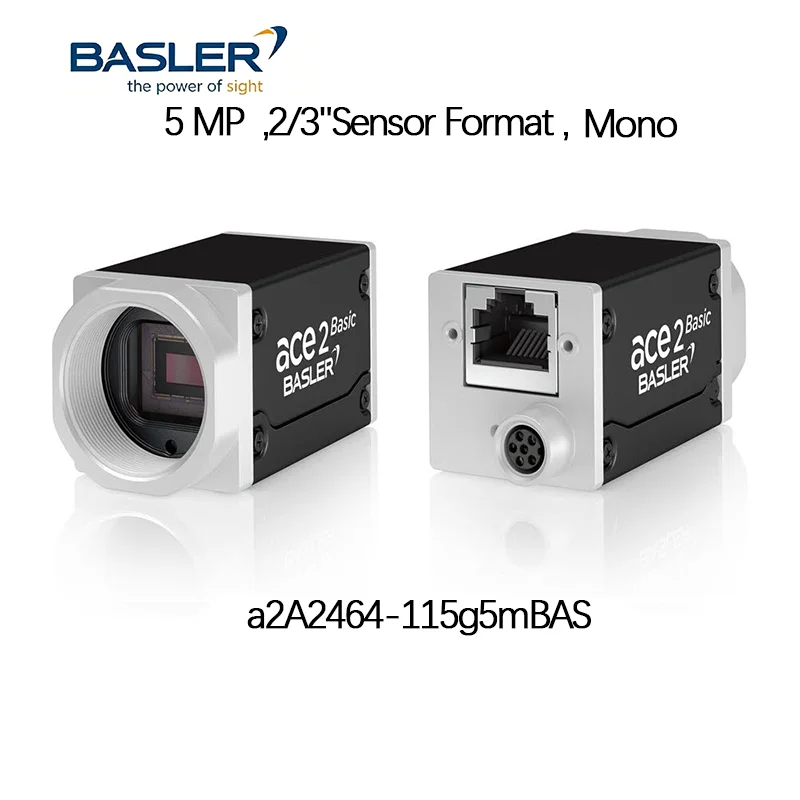 Basler a2A2464-115g5cBAS,a2A2464-115g5mBAS, OG05C Sensor Type 5.0MP  Industrial Camera