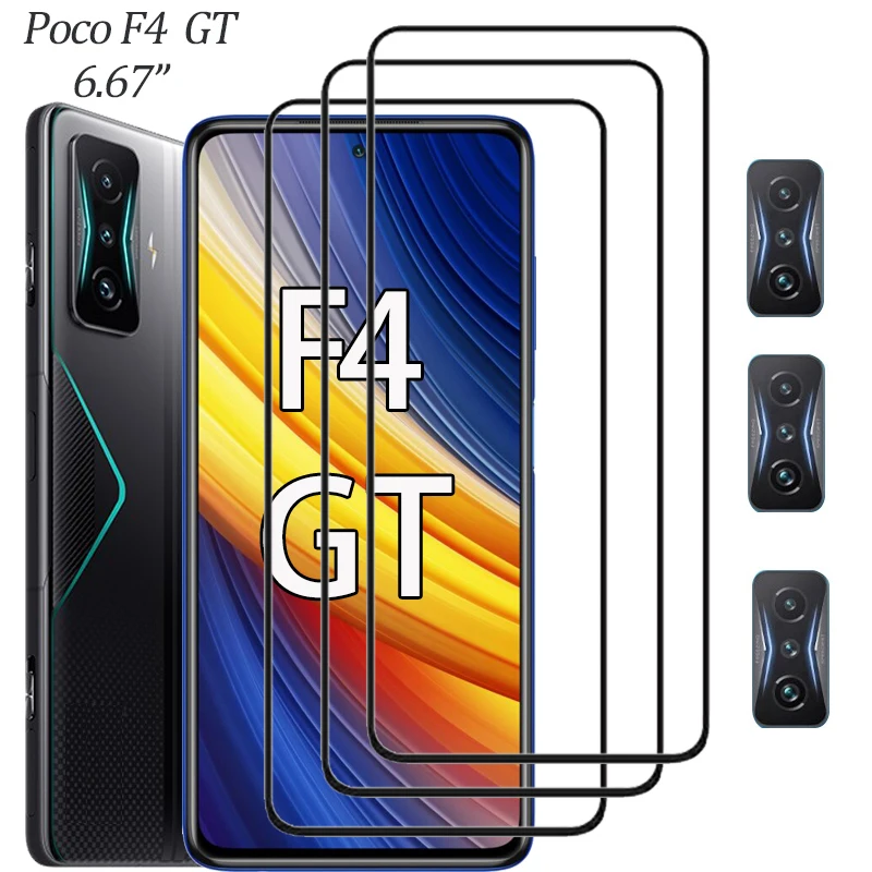 Poco F4 GT Película, F4 GT Glass Protector for Xiaomi Poco F4 GT Phone Screen Protector for poco f4 gt accesorios poko f4 gt 5g