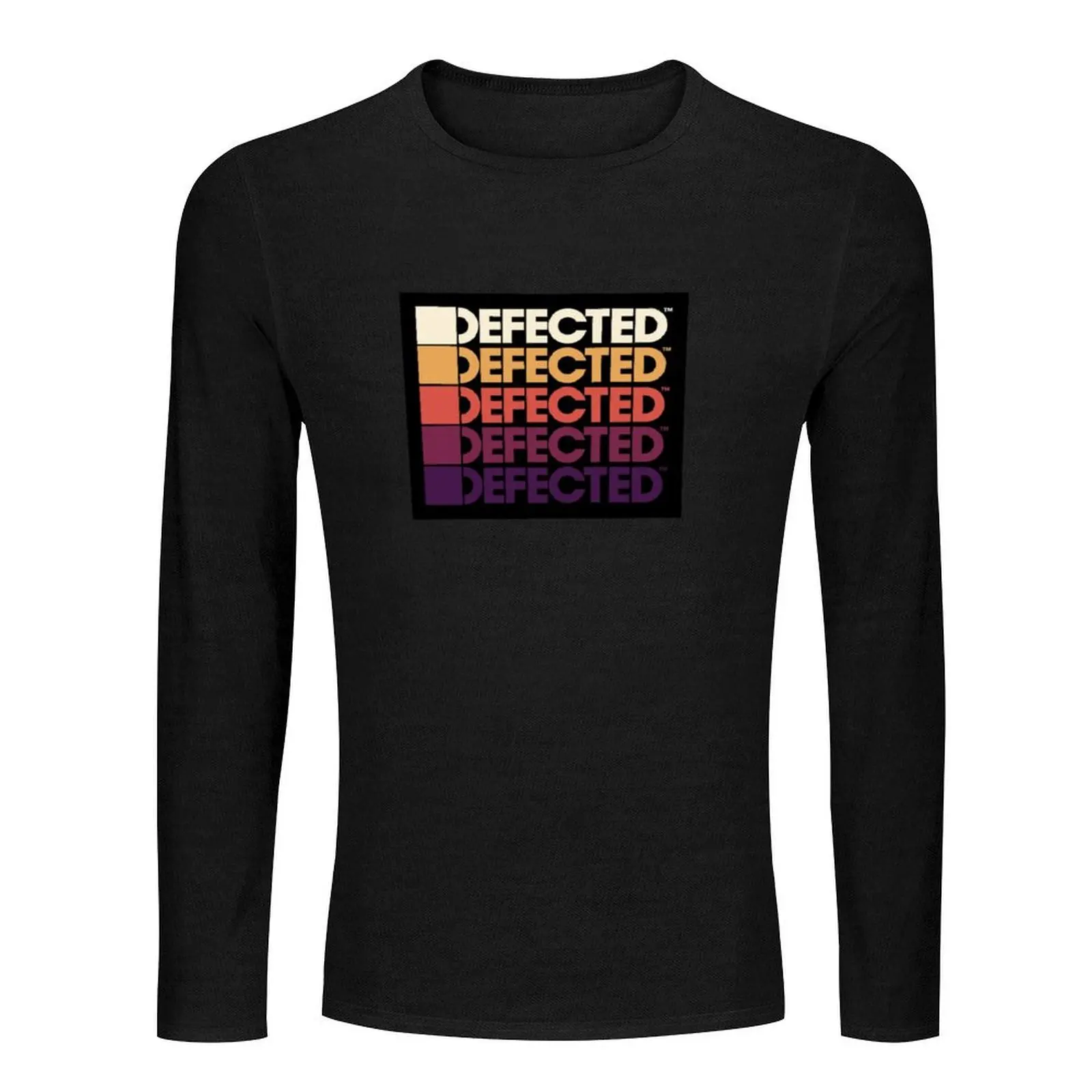 DEFECTED RECORDS T SHIRT Rave T Electronic Music Festival Ibiza Party House Long T-Shirt funny oversized shirts for men