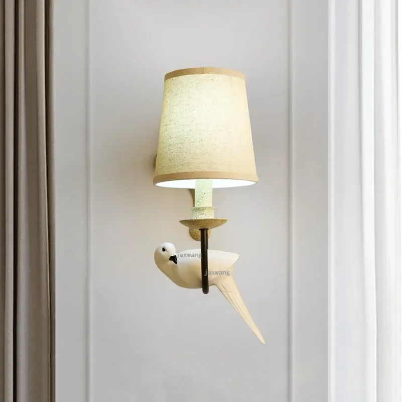 Nordic LED Wall Lamps Bird Lamp Wall Lights for Home Loft Sconces Vintage Decor Lighting Wall Light Fixtures Kitchen Accessories