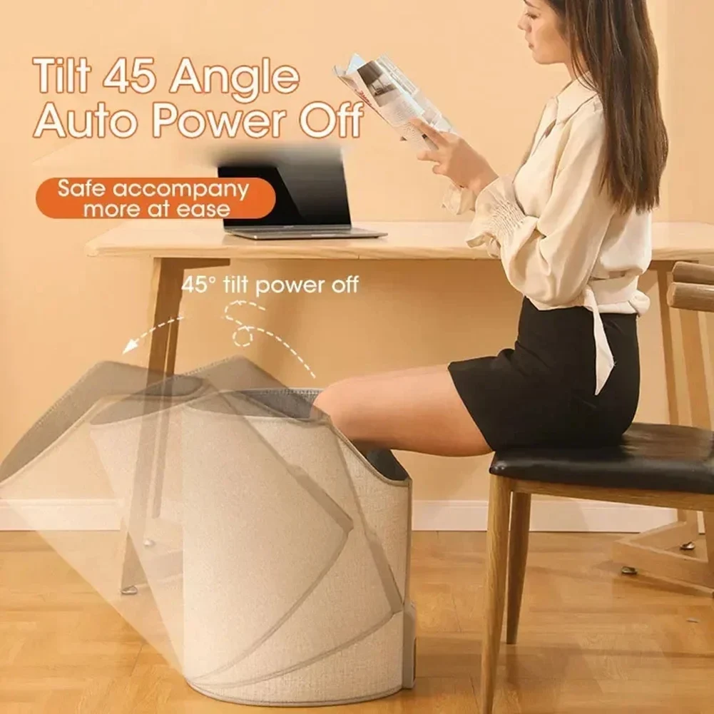 

B-Est обогреватель для ног с цифровым дисплеем, складной портативный обогреватель для ног, регулируемый термостат, грелка для ног для домашнего офиса, теплый Euplu