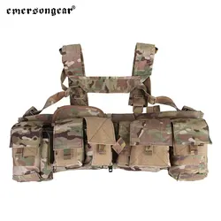 Emersongear Tactical MF Style UW Gen V Split Front Chest Rig Lightweight Detachable W Zipper Buckle Wargame Airsoft EM7451