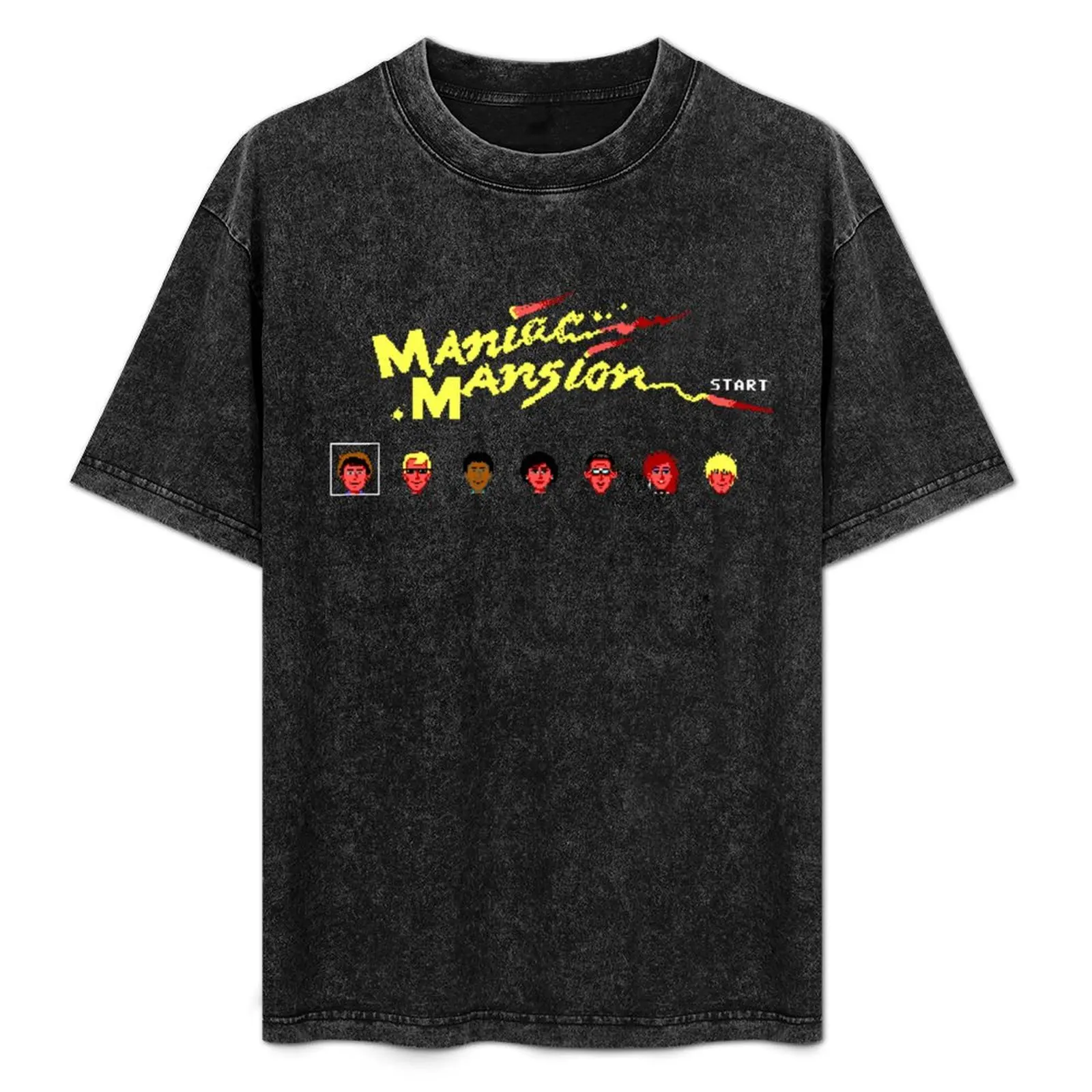 

Maniac Mansion T-Shirt Casual Street Style Short Sleeve Tee