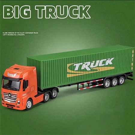 1:50 Longht Diecast Alloy Truck Toy Fuel Tank Car Car Model Removable Engineering Transport Container Lorry Vehicle Toy For Boy