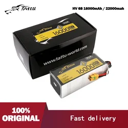 Tattu UAV HV Lipo Battery 16000mAh 22000mah 6S 22.8V 25C XT90S Plug Large Capacity Agricultural Drones