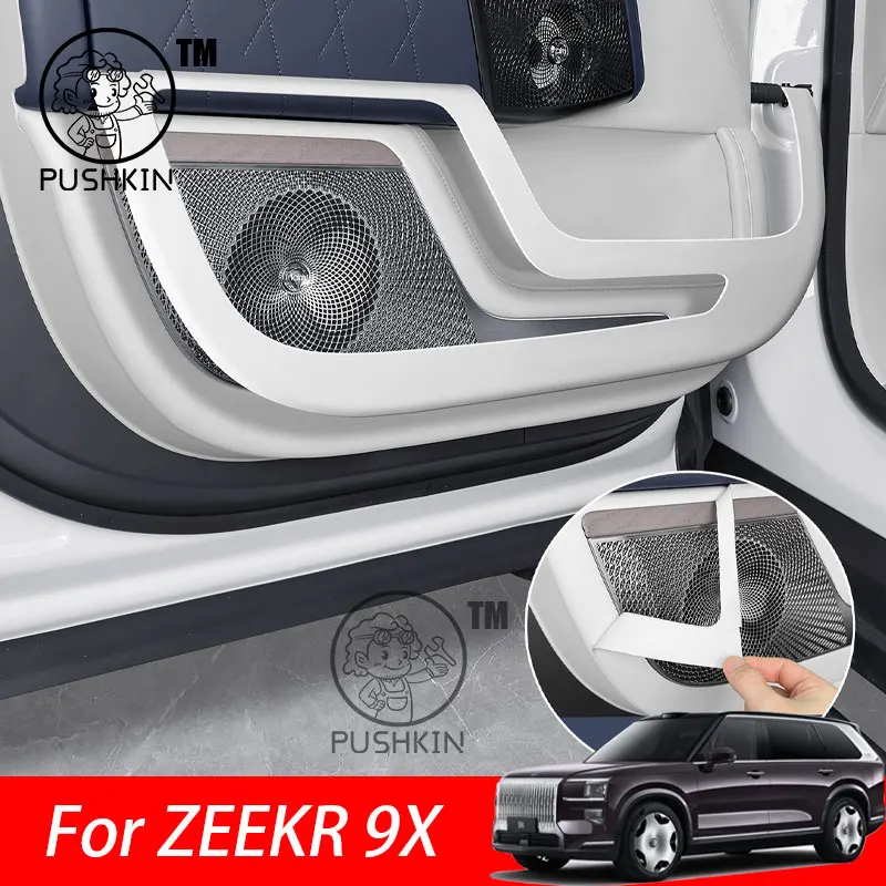 

Car Door Anti Kick Pad Leather Protection Film For ZEEKR 9X 2025 2026 Protector Stickers Trim Car Accessories