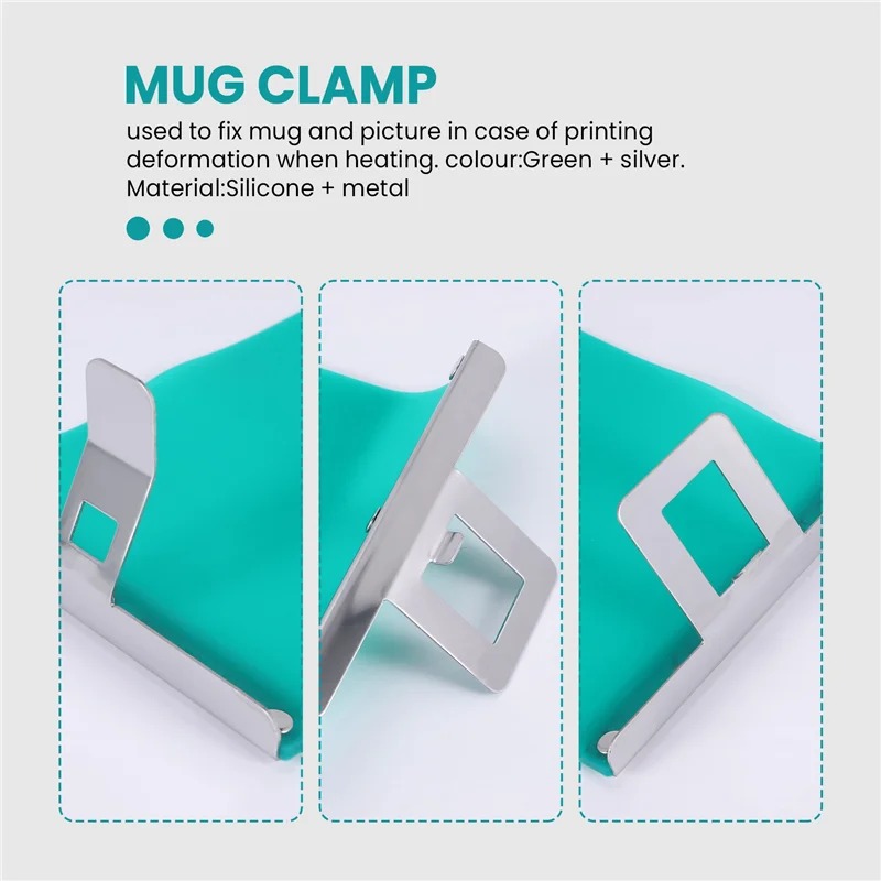 AY03-6 шт./лот, 11 унций, кружки, специальный зажим, кружка, силиконовое приспособление для 3D сублимационной вакуумной машины, форма для теплопередачи
