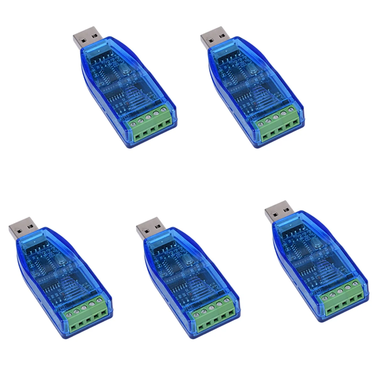 

5X USB to RS485 Communication Module Bidirectional Half-Duplex Serial Line Converter