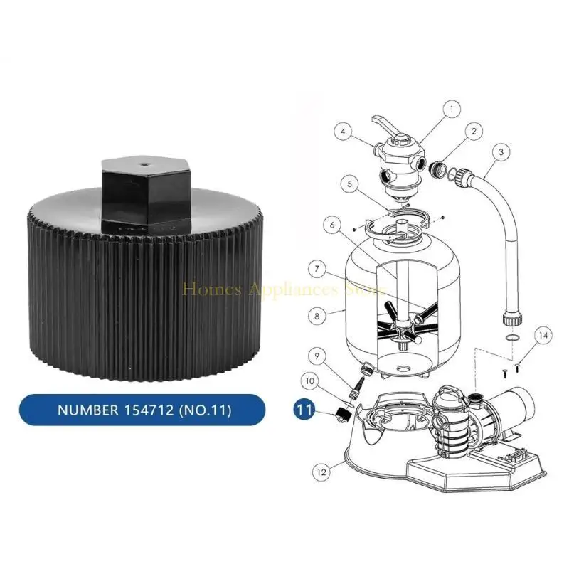 D0AB Pool Filter Filter Counts Песочные фильтры частично установка установки замены дренажные крышки обслуживание песчаных для