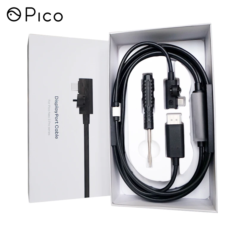 Pico Neo3 Pro Dp Cable 5 Metros Plug And Play Fonte de Alimentação Ininterrupta Áudio e Vídeo Cabo De Dados De Sincronização