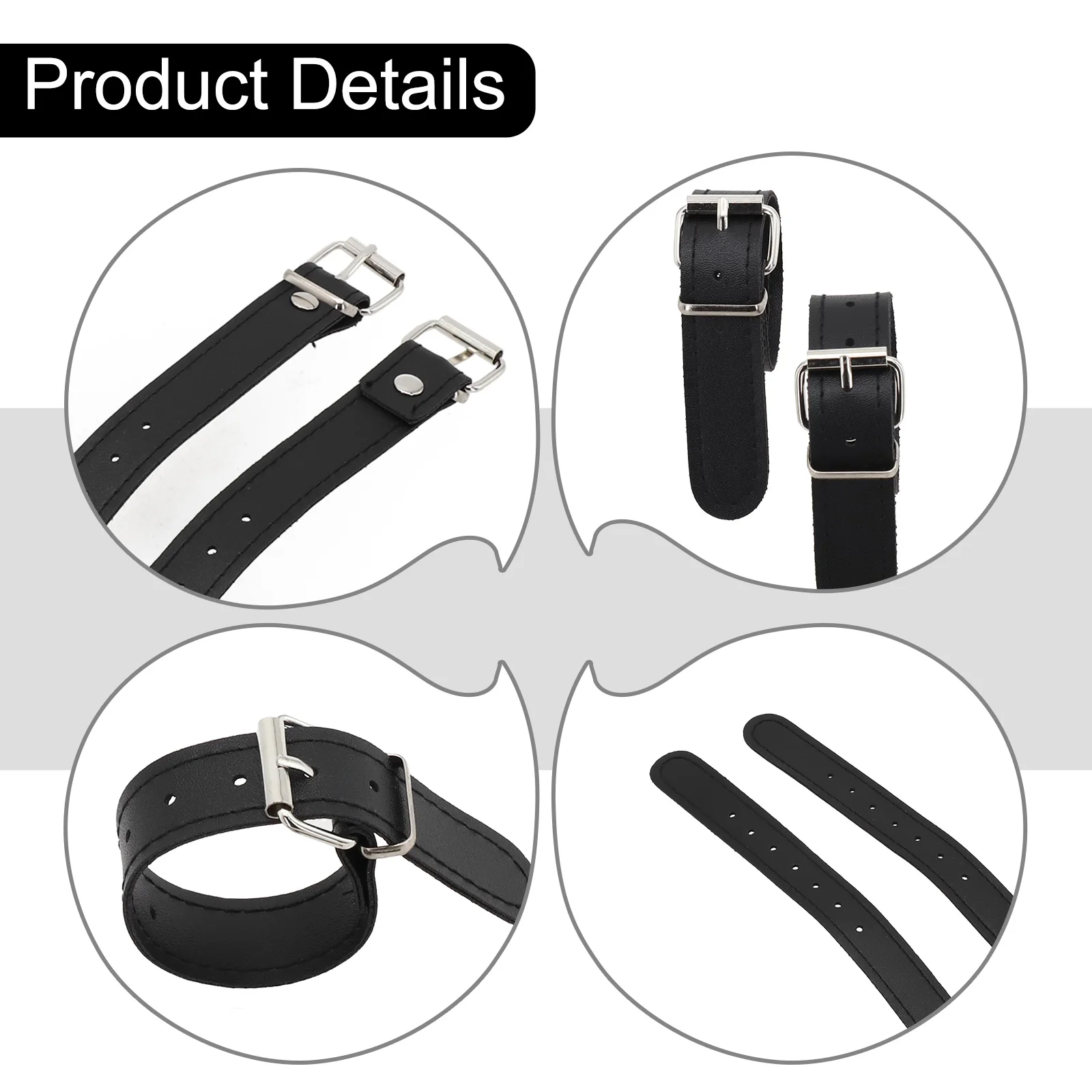 Children S Bicycle Metal Buckle Adjustable Leather Basket Strap Note Package Content Product Name Fix Slightly Different