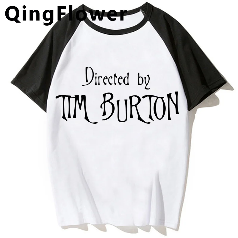 tim burton tshirt women graphic t shirt female anime comic harajuku clothing