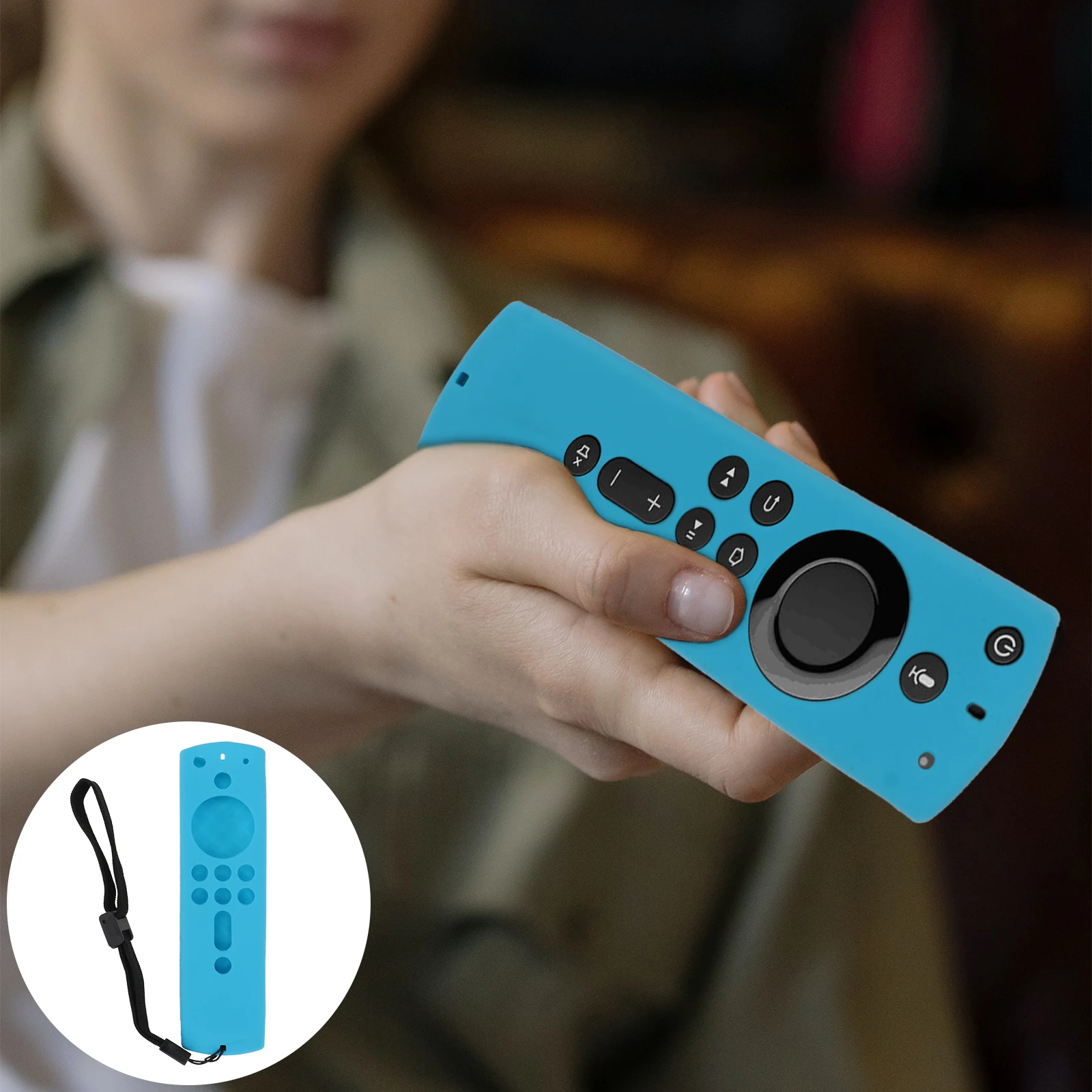 

1 Set Remote-Control Unit Silicone Cover Compatible With Fire Stick Controller Protection Case For Remote