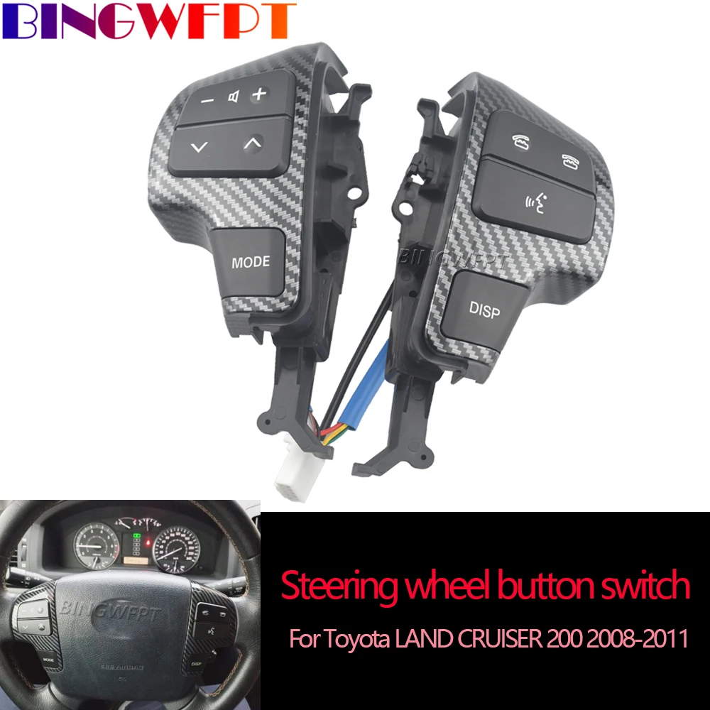 

Fast Delivery Steering Wheel Audio Control Switch/Button For Toyota LAND CRUISER 200 2008 2009 2010 2011 84250-60050