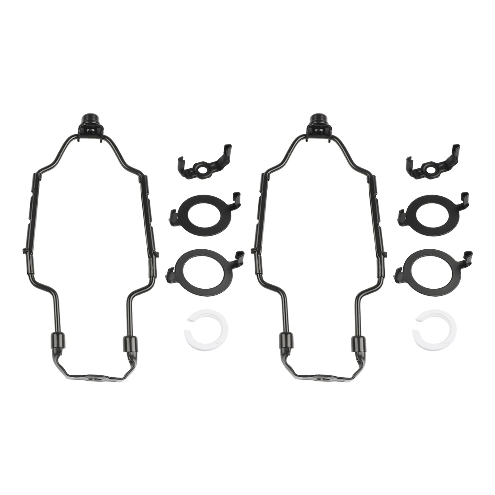 

Adjustable Metal Lamp Shade Holder Kits 2 Sets with Height Range 7 to 10 Inches Compatible with E26 E27 and E14