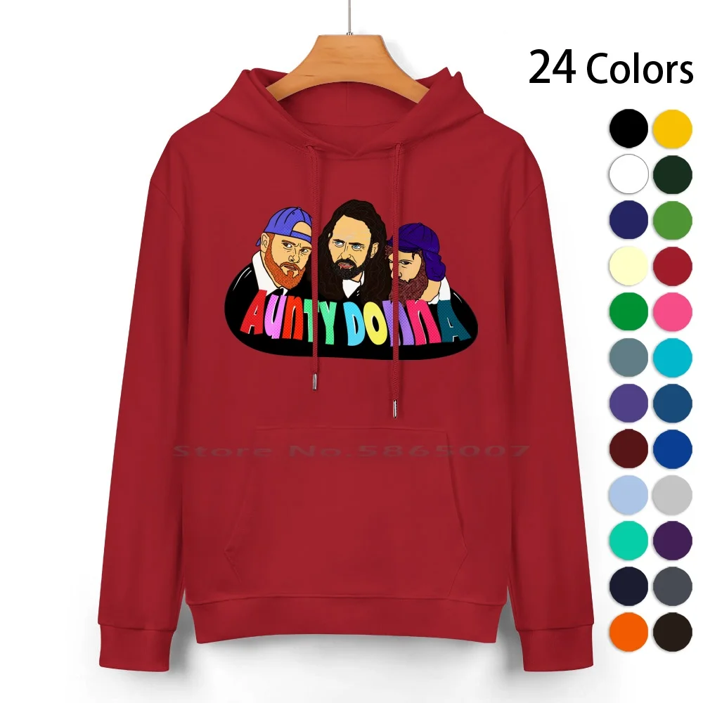 Haven’t You Done Well Pure Cotton Hoodie Sweater 24 Colors Aunty Donna Funny Humor Comedy Cartoon Comedian Vulturevomitdesigns