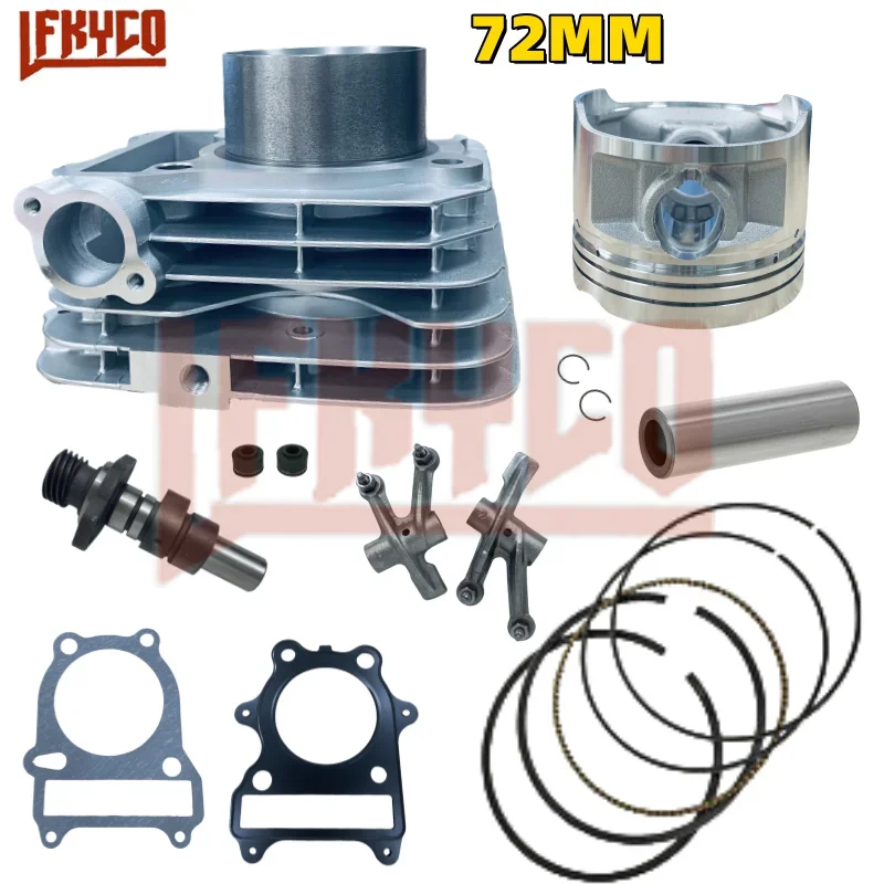 72mm Motorcycle Cylinder Kit 249CC for Suzuki GN 250 GN250 DR250 DR250S GZ250 DF250 TU250 Engine Piston Set Cam Rocker Arm Parts