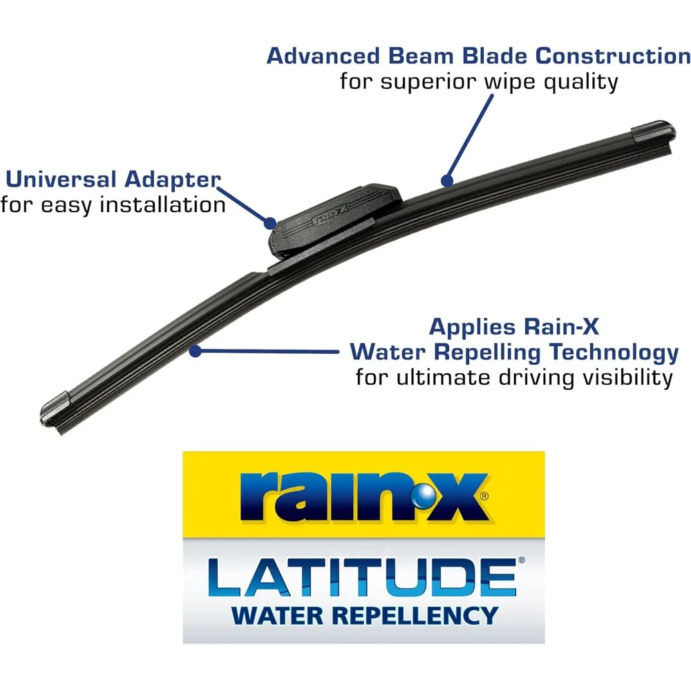 Latitude 2-In-1 Water Repellent Wiper Blades, 26