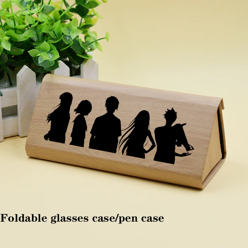 Anime Summer Time Rendering USHIO KOFUNE MIO SHINPEI AJIRO Spectacle Cases Cosplay Foldable Glasses Box Storage Pencil Case Gift