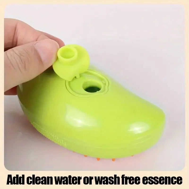 Steamy Dog Brush Electric Spray Cat Hair Brush 3 In1 Dog Steamer Brush for Massage Pet Grooming Removing Tangled and Loose Hair