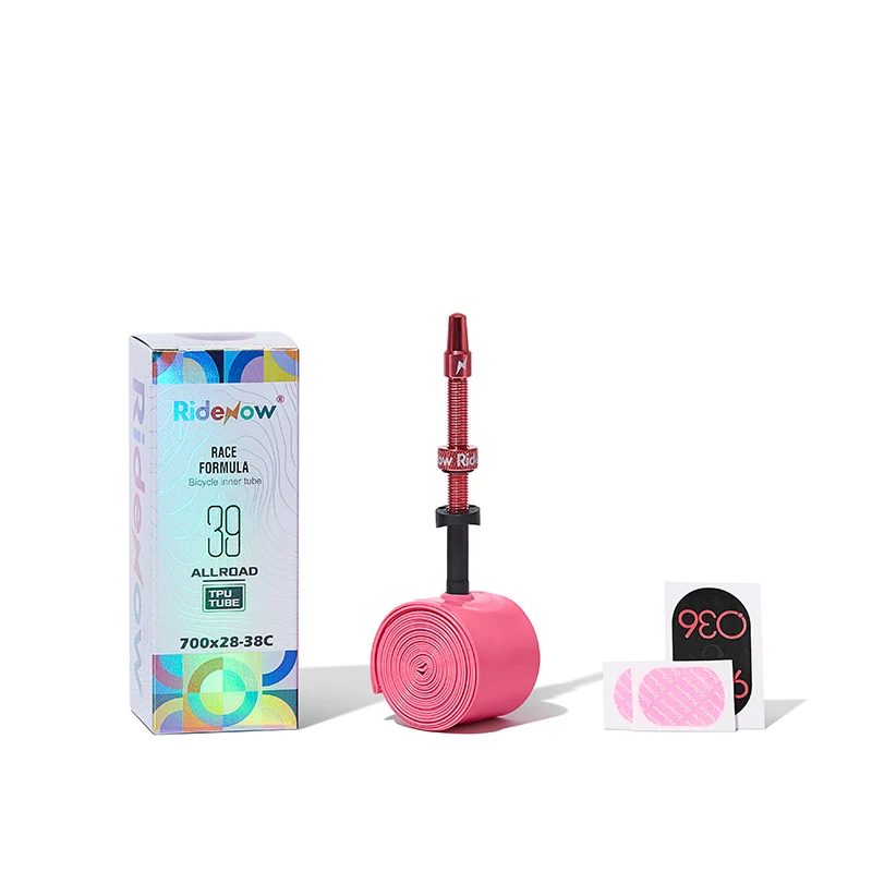 AliExpress rrskit RideNow New 700x18-32c Road Bicycle Ultralight 36g TPU Inner Tube Metal Nozzle Valve Inner Tube Metal Nozzle External Thread