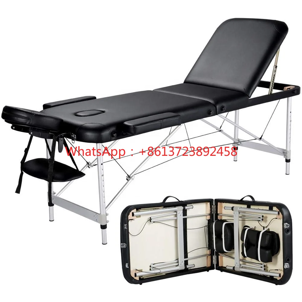 Factory wholesale comforting stable best metal portable massage table SPA facial bed