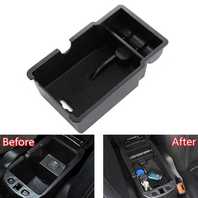 Auto Interieur Console Armsteun Doos Opbergbak Container Organizer Houder Geschikt Voor Jeep Afvallige 2015 2016 2017