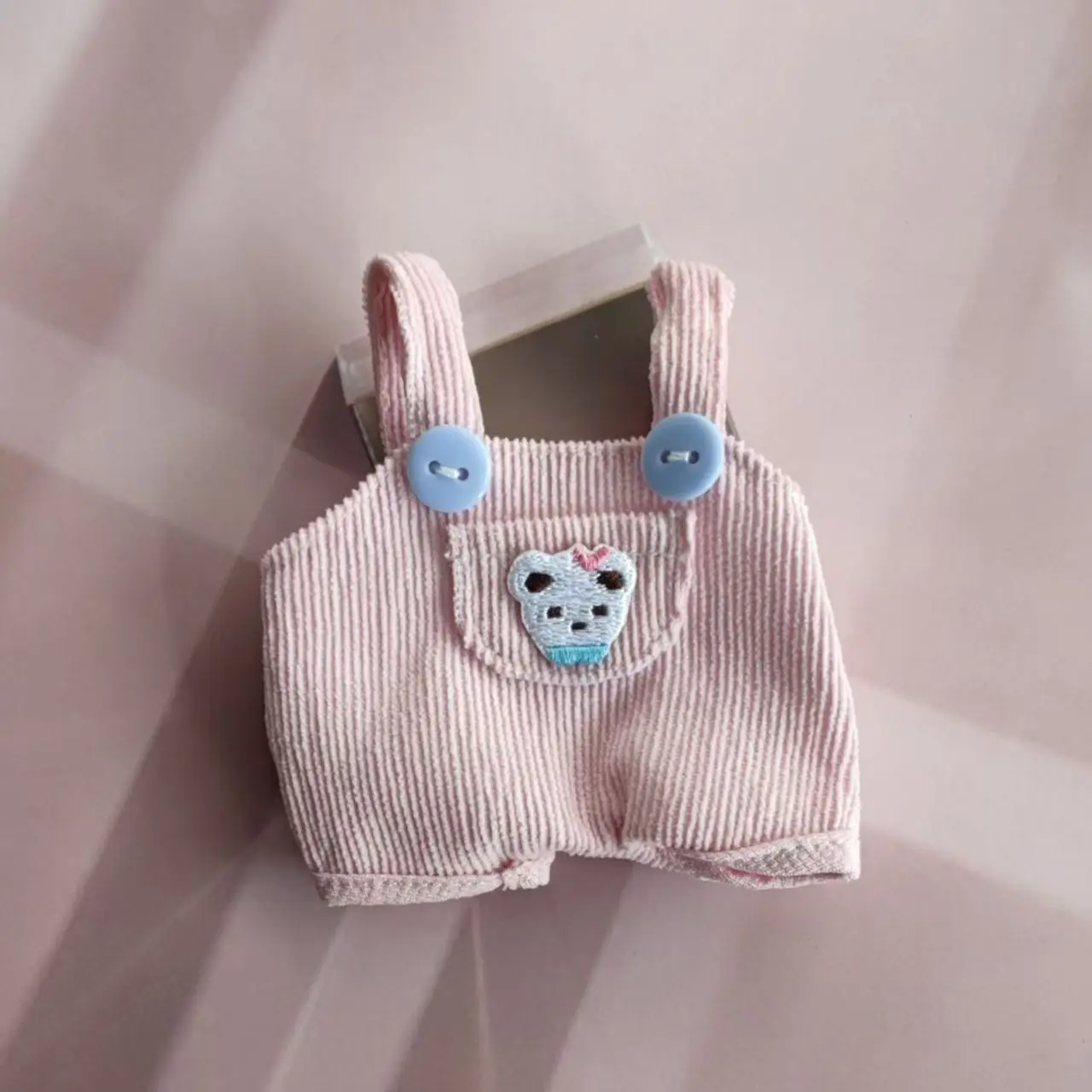 

Модная одежда Ropa Labubu, одежда, наряд, аксессуары для кукол для 15/17 см Labubu V2 V1, плюшевый костюм на подтяжках для куклы
