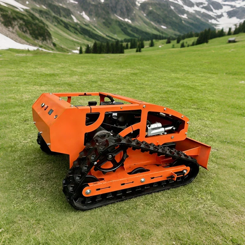 Remote Control Smart Lawn Mower 9 HP Self-Propelled Weeding Machine for Farming Forestry Orchard Use Model Cw550