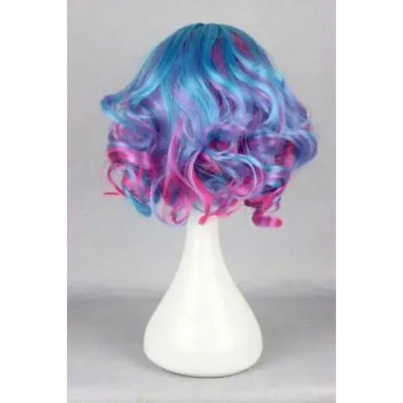 short Long Curly Harajuku Anime Cosplay Party Wig