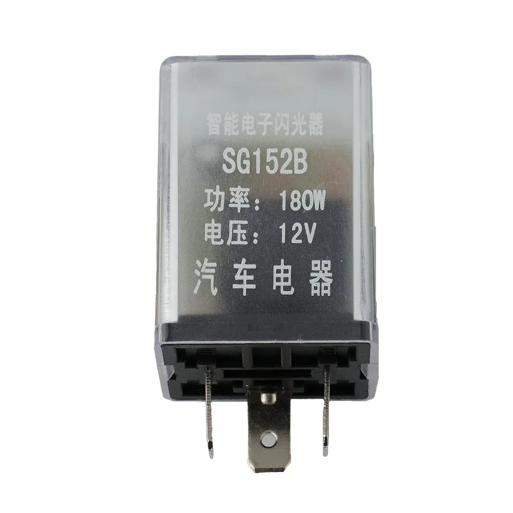 

Auto LED Light Flasher Relay Turn Signal Rate Control Blinker Relay 180W 12V 3Pin Plastic Flasher Relay Automobile Accessories