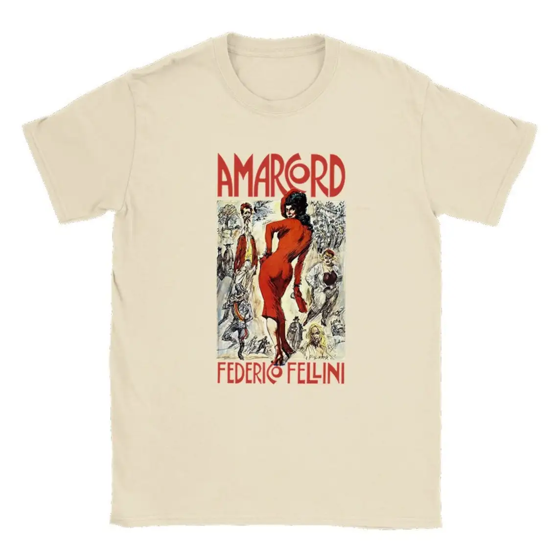 Amarcord Shirt Federico Fellini Tops Gift For Foreign Movie Fans Movies Tee