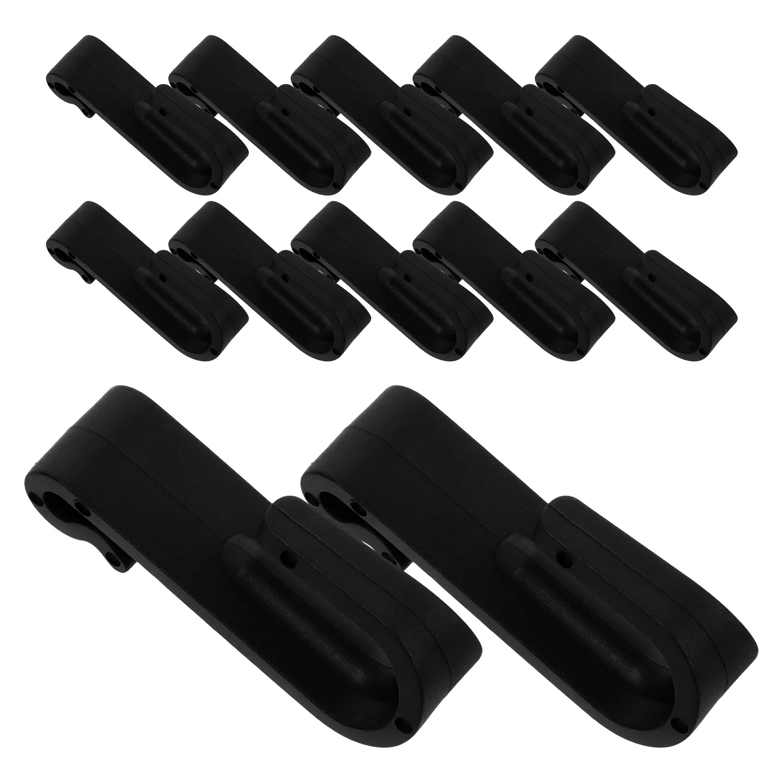 

20pcs Plastic Hooks Multifunctional Mesh Design For Kitchen Bathroom Drawer Cupboard Over Door Hanger Hook Z-Shaped Single Hook