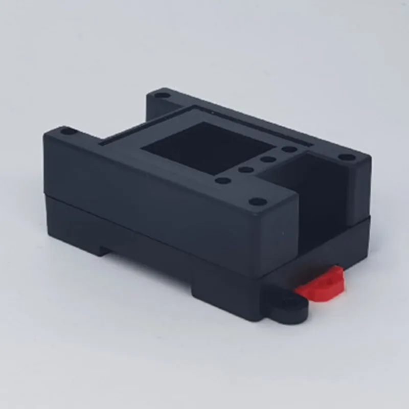 82x50x32mm Plastic PLC Industrial Control Case Power Supply Housing Rail Type Instrument Junction Box 3-49-2 ABS Project Box