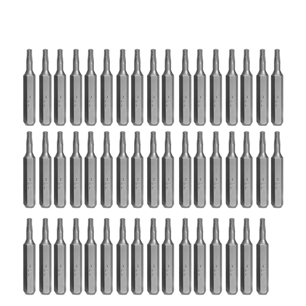 50pcs Screwdriver Bits Accessories T25H Appliances T6H Assembly T7H T8H Equipment T9H Household Tool Practical