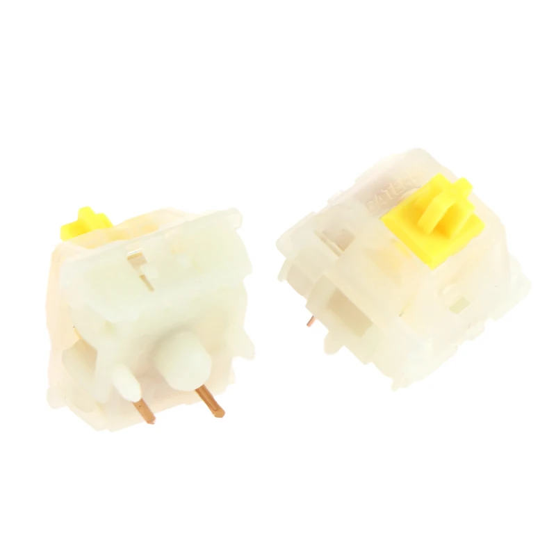 Gateron Milky Yellow / Red Switch 5pin Rgb Backlight Linearit Shaft For All Mx Hotswap Mechanical Keyboard DIY